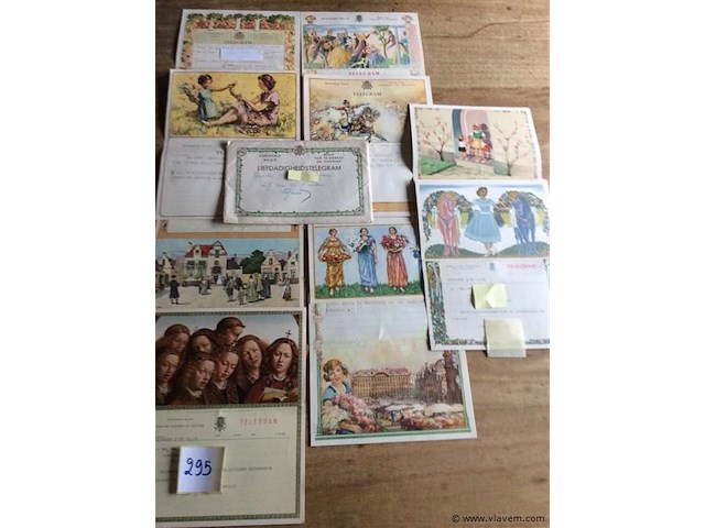 Oude telegrammen - afbeelding 1 van  3