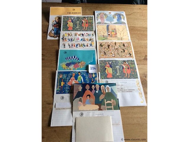 Oude telegrammen - afbeelding 1 van  3