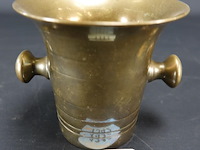 Oude/antieke bronzen vijzel - afbeelding 1 van  5