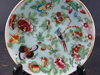 Oude/antieke?. famille rose chinees porseleinen schotel - afbeelding 2 van  5