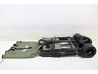 Outbee bolderkar opvouwbaar 100kg draagvermogen groen - afbeelding 1 van  2