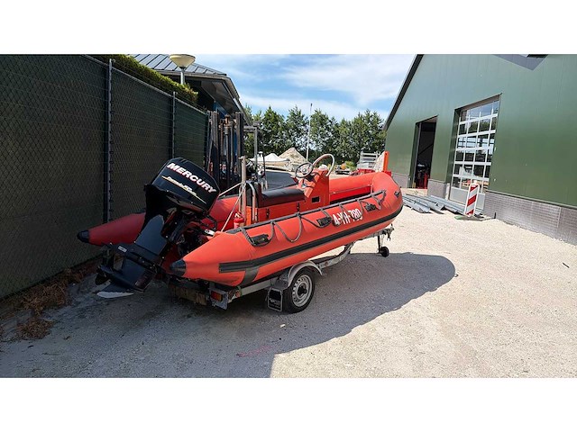 Outboard rib - 520 - rubberboot met trailer en 60 pk mercury motor - afbeelding 5 van  12