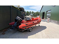 Outboard rib - 520 - rubberboot met trailer en 60 pk mercury motor - afbeelding 5 van  12