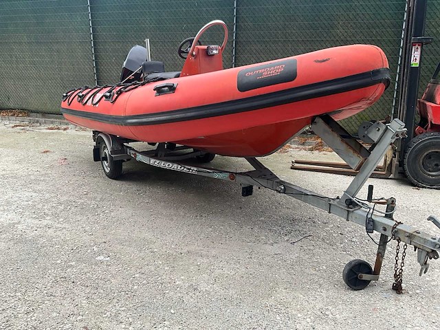 Outboard rib - 520 - rubberboot met trailer en 60 pk mercury motor - afbeelding 10 van  12