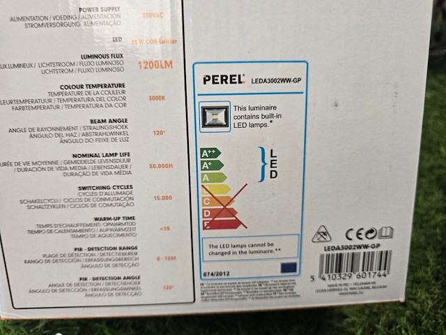 Outdoor floodlight met bewegingssensor perel, partij - afbeelding 7 van  8