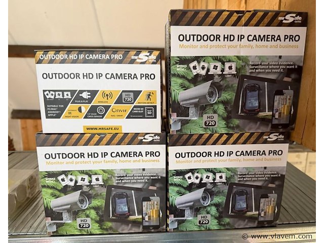 Outdoor hd ip camera pro mr. safe, 9 stuks - afbeelding 2 van  2
