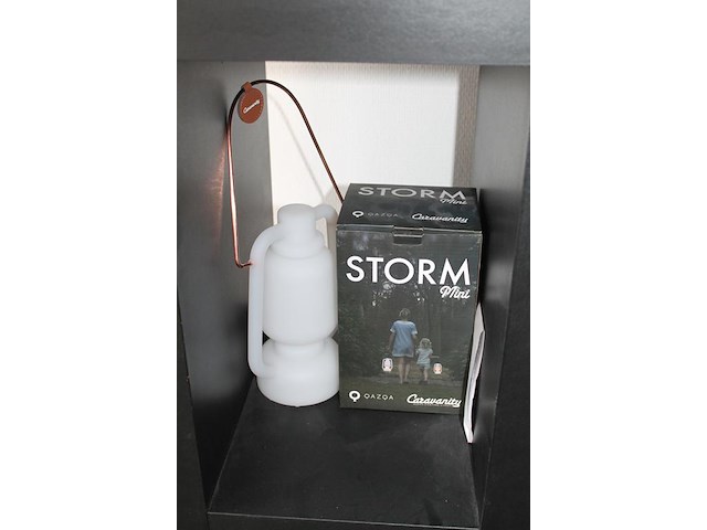 Outdoor lamp caravanity storm mimi qazqa. hoogte 22 cm. - afbeelding 2 van  2