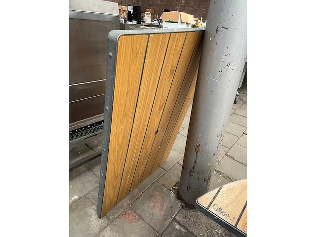 Outdoor picknicktafel met stalen frame (5x) - afbeelding 7 van  10