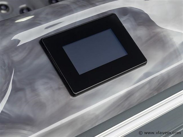 Outdoor spa 5-persoons 220x220 cm - grijs bad / grijze zijkant - incl. bluetooth & wifi - afbeelding 29 van  57