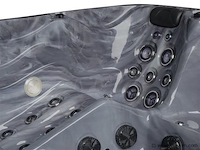 Outdoor spa 5-persoons 220x220 cm - grijs bad / grijze zijkant - incl. bluetooth & wifi - afbeelding 51 van  57