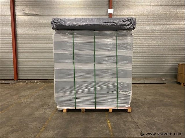 Outdoor spa 5-persoons 220x220 cm - grijs bad / grijze zijkant - incl. bluetooth & wifi - afbeelding 55 van  57