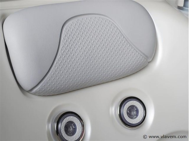 Outdoor spa 5-persoons 220x220 cm - wit bad / antraciete zijkant - incl. bluetooth - afbeelding 9 van  14