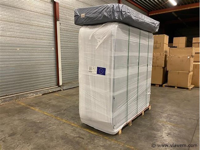 Outdoor spa 5-persoons 220x220x90 cm - sneeuwwit bad met antraciete zijkant - incl. bluetooth - afbeelding 5 van  11