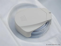 Outdoor spa 5-persoons 230x230 cm - wit bad / antraciete zijkant - incl. bluetooth - afbeelding 4 van  6