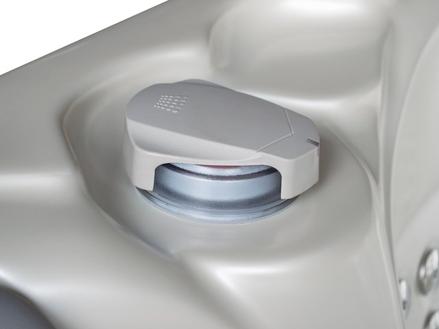 Outdoor spa vonato, clarion, wit bad met antraciete skirts - afbeelding 3 van  14