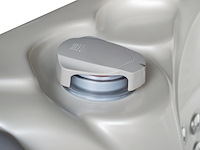 Outdoor spa vonato, clarion, wit bad met antraciete skirts - afbeelding 3 van  14