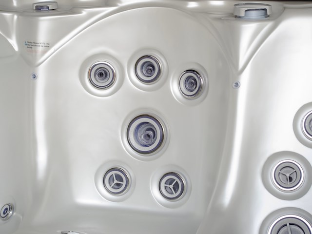 Outdoor spa vonato, clarion, wit bad met antraciete skirts - afbeelding 7 van  14