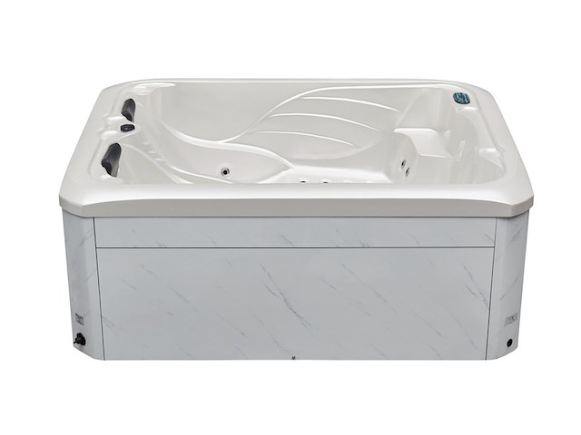 Outdoor spa vonato, fayona, wit bad / witte zijkant - afbeelding 4 van  10