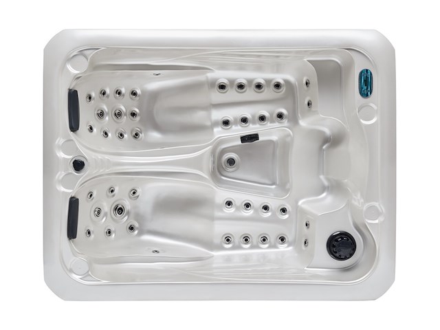 Outdoor spa vonato, fayona, wit bad / witte zijkant - afbeelding 6 van  10