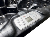 Outdoor spa vonato, flavina, zwart bad, zwarte skirts - afbeelding 13 van  23