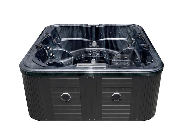 Outdoor spa vonato flavina zwart bad, zwarte skirts - afbeelding 5 van  23