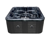 Outdoor spa vonato flavina zwart bad, zwarte skirts - afbeelding 5 van  23