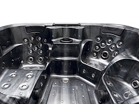 Outdoor spa vonato flavina zwart bad, zwarte skirts - afbeelding 9 van  23