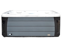 Outdoor spa vonato, lunaro, sneeuwwit bad met grijze skirt - afbeelding 2 van  9