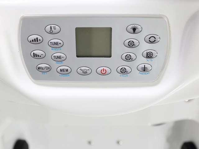 Outdoor spa vonato, tovario, wit bad / naturel houten kleur zijkant - afbeelding 6 van  27