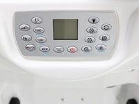 Outdoor spa, vonato, tovario, wit bad / naturel houten kleur zijkant - afbeelding 5 van  19