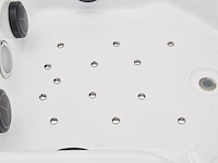Outdoor spa vonato tovario wit bad / naturel houten kleur zijkant - afbeelding 11 van  24
