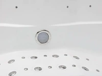 Outdoor spa, vonato, tovario, wit bad / naturel houten kleur zijkant - afbeelding 23 van  24