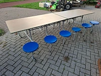 Outdoor verrijdbare vouwtafel sico