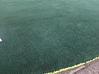 Outline vloerkleed dark green/lime round, polspotten - afbeelding 5 van  9