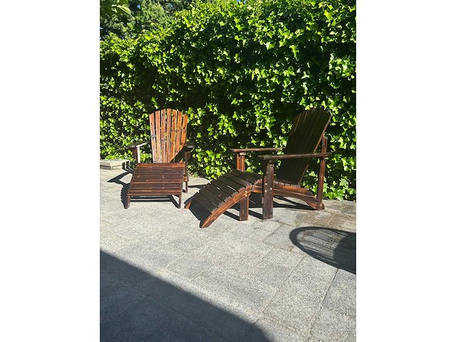 Outsunny - adirondack - garden chairs (4x) - afbeelding 4 van  10