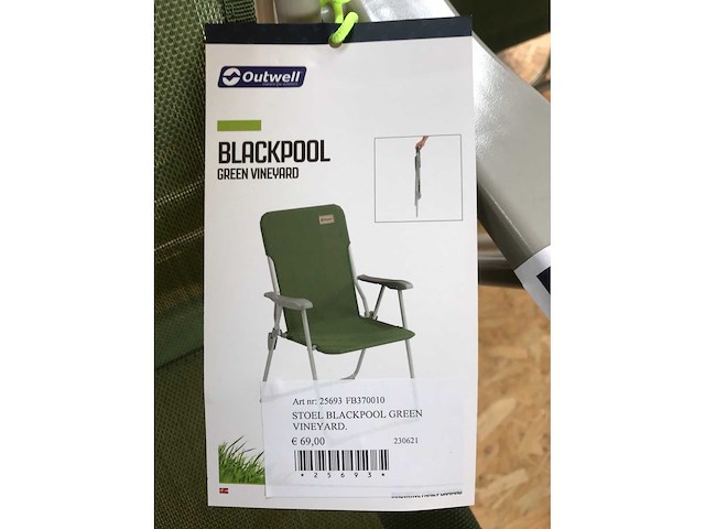 Outwell blackpool campingstoelen (5x) - afbeelding 3 van  4