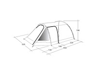 Outwell cloud 5 plus koepeltent 5persoons blauw - afbeelding 2 van  3