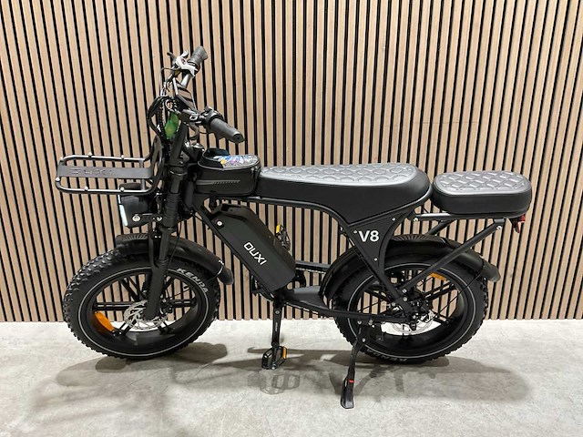 Ouxi - v8 met rekje - zwart - elektrische fiets - afbeelding 36 van  70