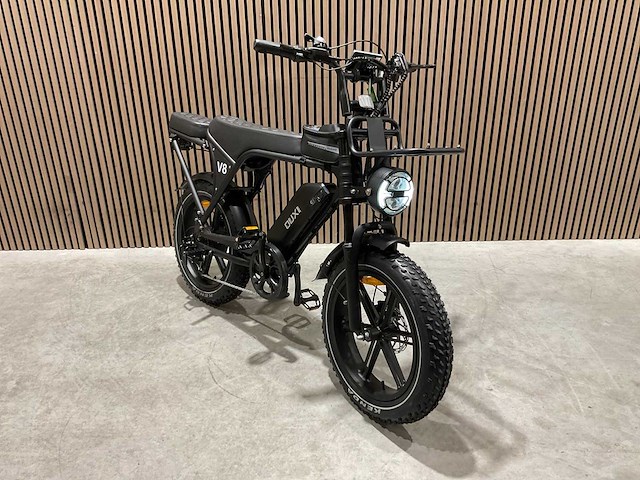 Ouxi - v8 met rekje - zwart - elektrische fiets - afbeelding 40 van  70