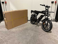 Ouxi - v8 met rekje - zwart - elektrische fiets - afbeelding 1 van  53