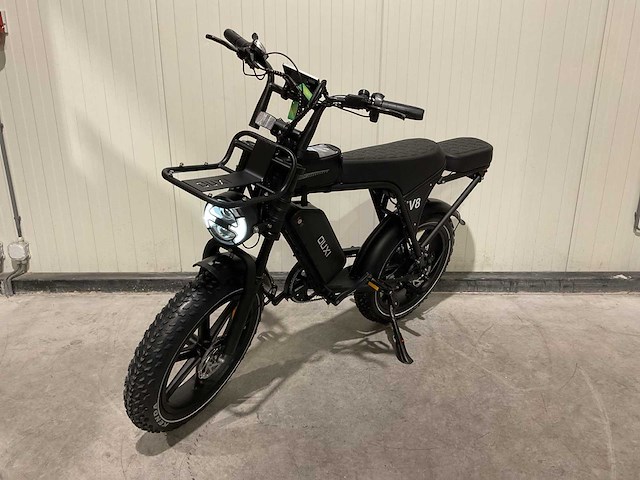 Ouxi - v8 met rekje - zwart - elektrische fiets - afbeelding 8 van  37