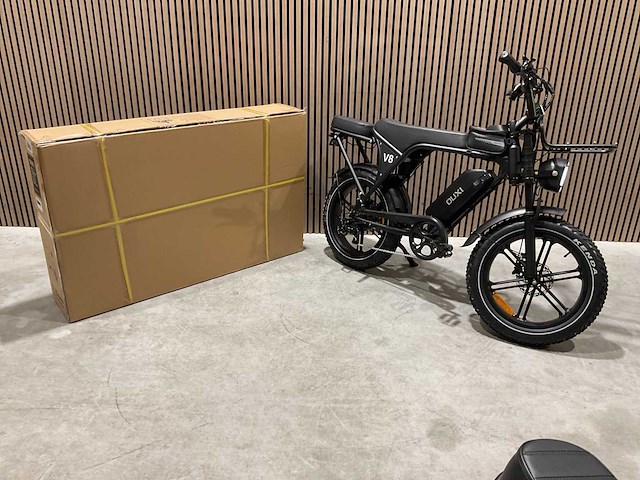 Ouxi - v8 met rekje - zwart - elektrische fiets - afbeelding 17 van  67