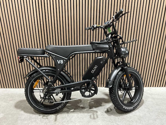 Ouxi - v8 met rekje - zwart - elektrische fiets - afbeelding 19 van  67