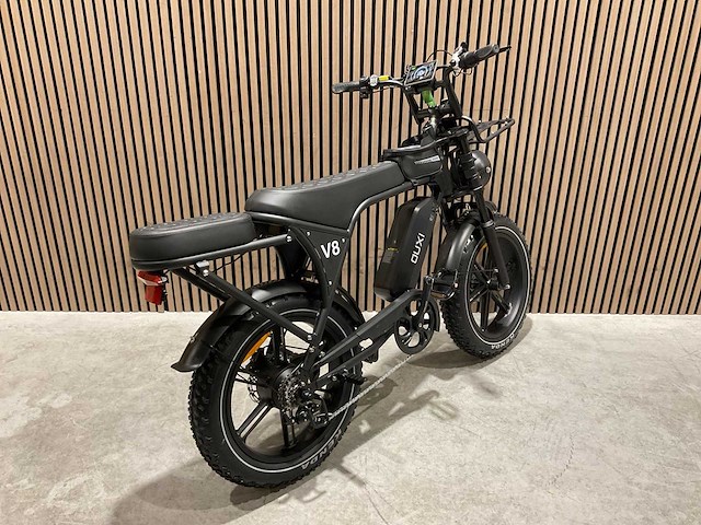 Ouxi - v8 met rekje - zwart - elektrische fiets - afbeelding 24 van  67