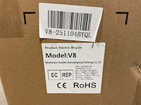 Ouxi - v8 met rekje - zwart - elektrische fiets - afbeelding 53 van  67