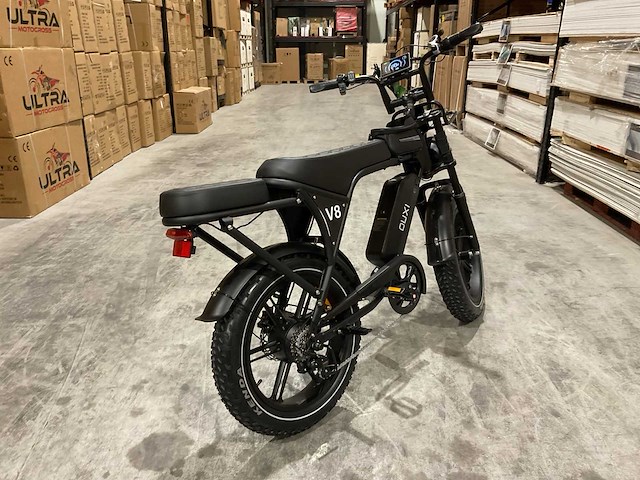 Ouxi - v8 met rekje - zwart - elektrische fiets - afbeelding 49 van  69