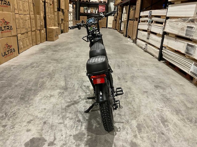 Ouxi - v8 met rekje - zwart - elektrische fiets - afbeelding 3 van  22