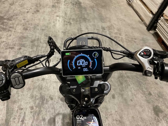 Ouxi - v8 met rekje - zwart - elektrische fiets - afbeelding 5 van  22