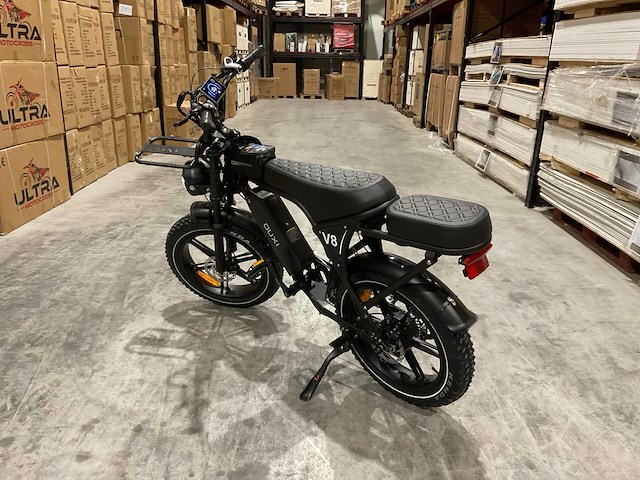 Ouxi - v8 met rekje - zwart - elektrische fiets - afbeelding 18 van  22