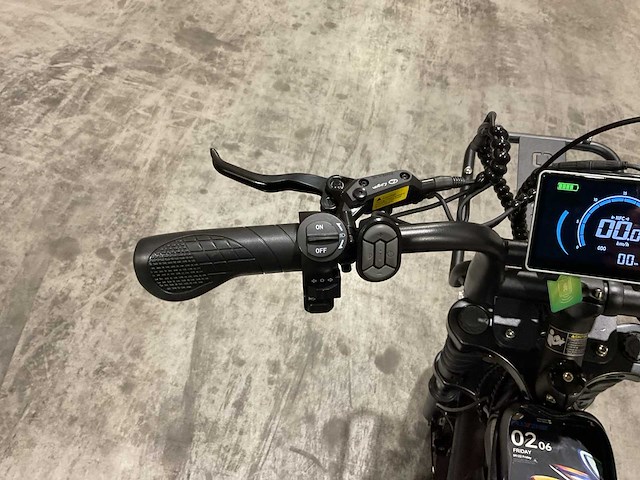 Ouxi - v8 met rekje - zwart - elektrische fiets - afbeelding 4 van  22